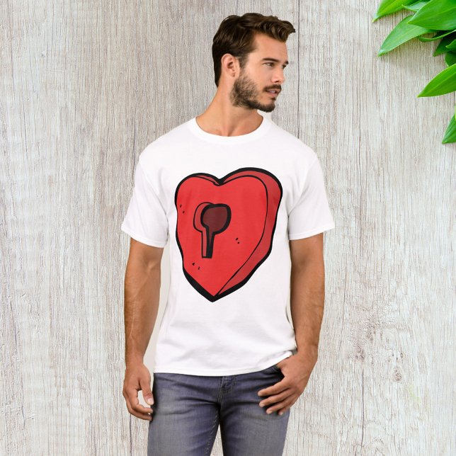 Keyhole Heart T-Shirt (Creator Uploaded)