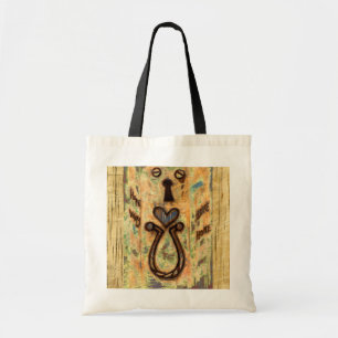 Keyhole & Heart Tote Bag