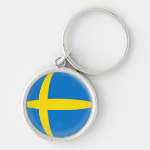 Keyring Sweden Swedish flag