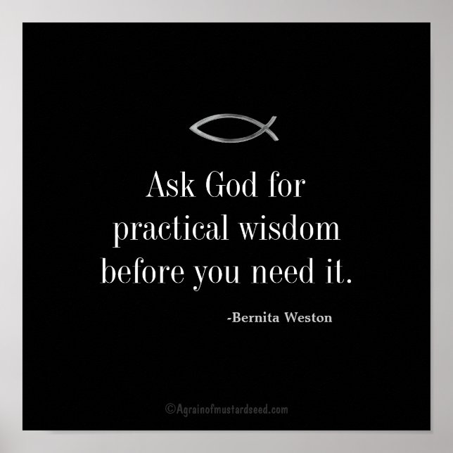 Keys for Discipline Poster (Front)