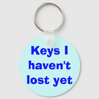 Keys I haven't lost yet Key Ring