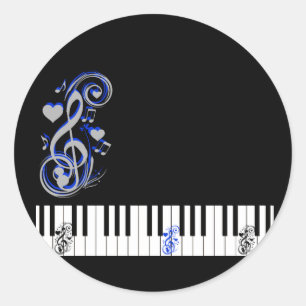 Key's Lof Love_ Classic Round Sticker