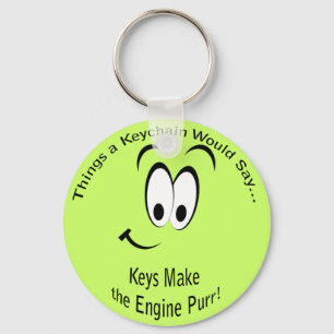 Keys Make the Engine Purr Lt Keychain