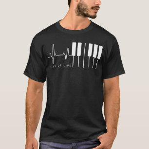 Keys of Life Piano Keyboard T-Shirt