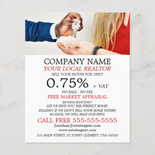 Keys, Realtor, Estate Agent Advertising Flyer