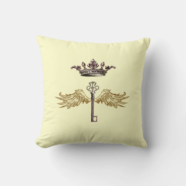 Keys The Kingdom Throw Pillow (Front)