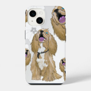 Keys the Miniature cocker spaniels iPhone 14 Case