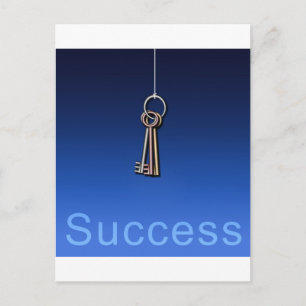 Keys to Success Postcard