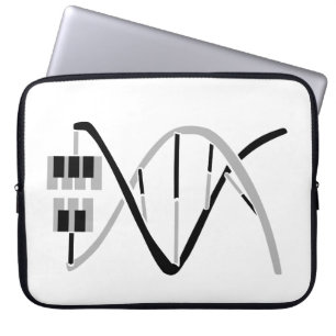 Keys to the Music Gene Laptop Sleeve