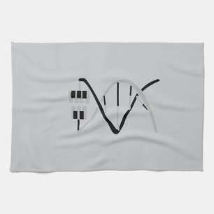 Keys to the Music Gene Tea Towel