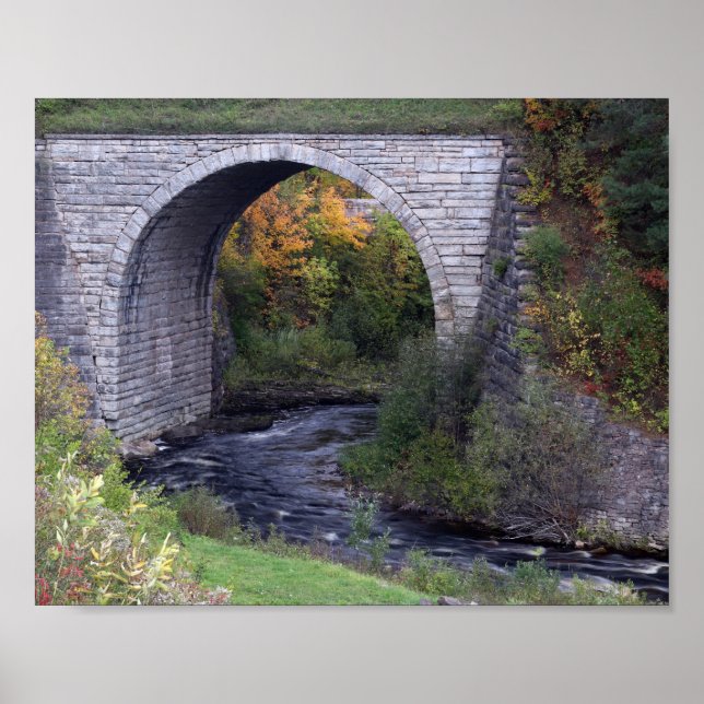 Keystone Bridge, Ramsay, Upper Peninsula Poster (Front)