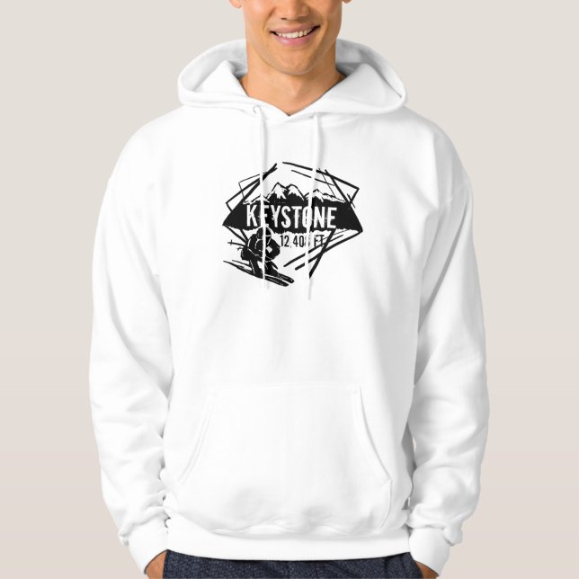 Keystone Colorado elevation logo hoodie (Front)