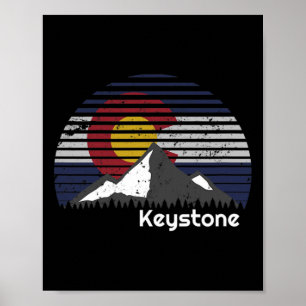 Keystone, Colorado Mountain Town Poster