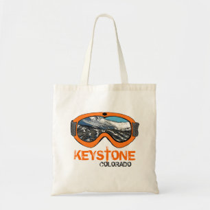 Keystone Colorado orange snow goggle reusable bag