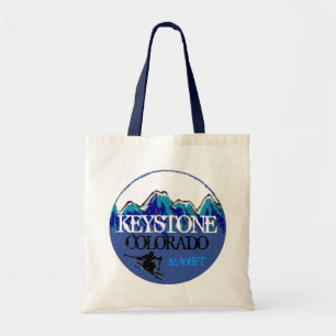 Keystone Colorado ski art elevation reusable bag