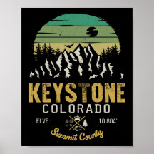 Keystone Colorado ski Mountain Vintage 60s