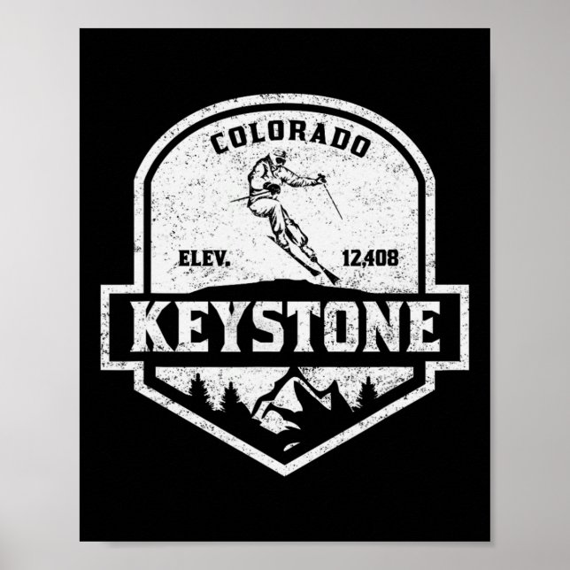 Keystone Colorado Snow Skiing _1  Poster (Front)