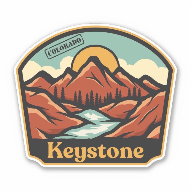 Keystone, Colorado Sticker (Front)