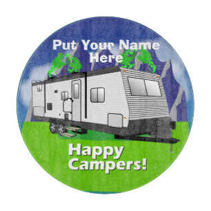 Keystone Hideout Travel Trailer Design Cutting Board