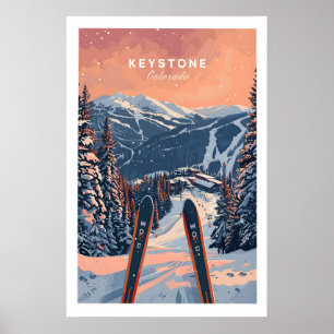 Keystone Ski Poster - Colorado 1