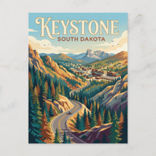 Keystone South Dakota Postcard
