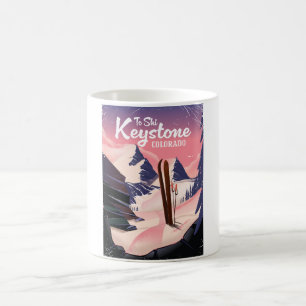 Keystone to ski coffee mug