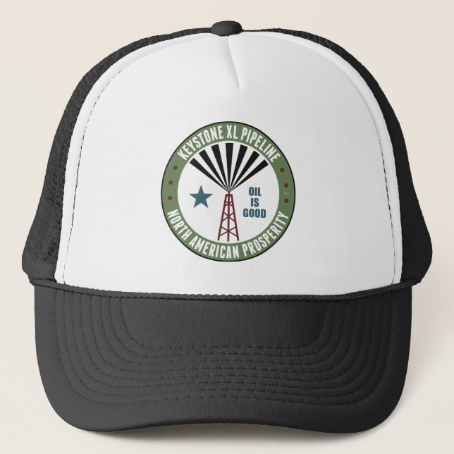 Keystone XL Pipeline Trucker Hat (Front)