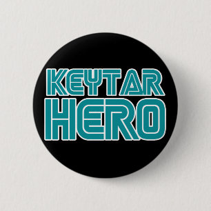 Keytar Hero Gamer wackiest best seller 6 Cm Round Badge