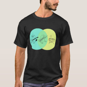Keytar Platypus Venn Diagram  T-Shirt