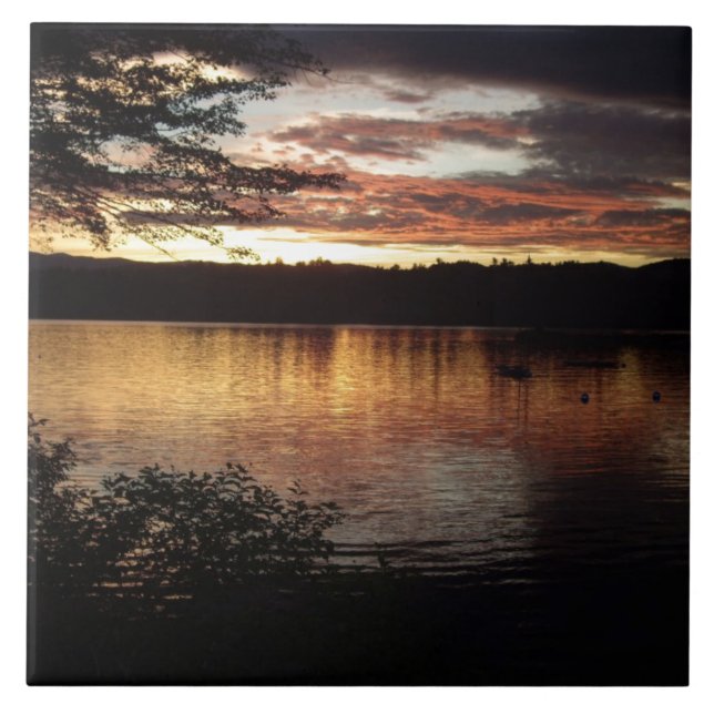 Kezar Lake - Maine Ceramic Tile (Front)