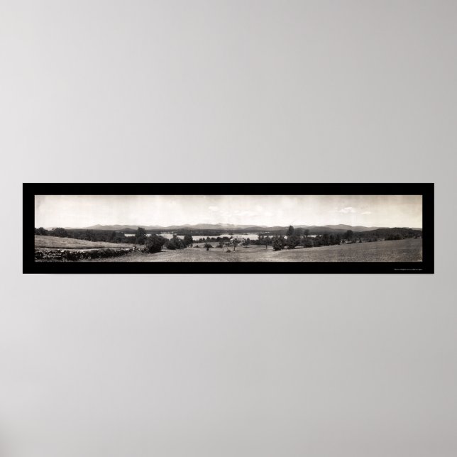 Kezar Lake, Maine Photo 1910 Poster (Front)