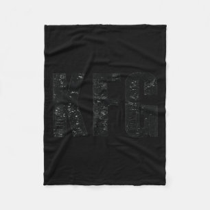 Kfg Keep F'n Going Military Style Fleece Blanket