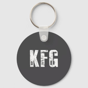 Kfg Keep F'n Going Military Style  Key Ring