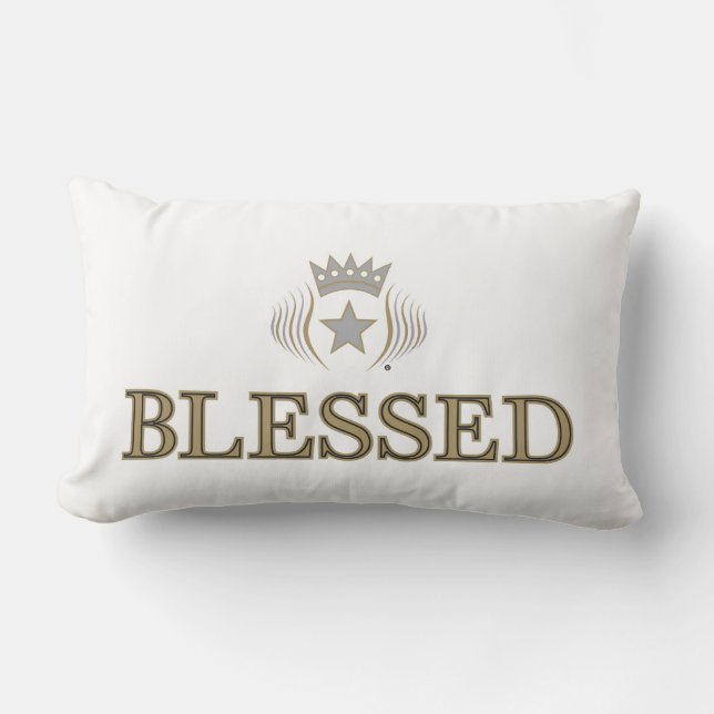 KFGK Blessed Collection Jer:17-7 Blessed Lumbar Cushion (Front)