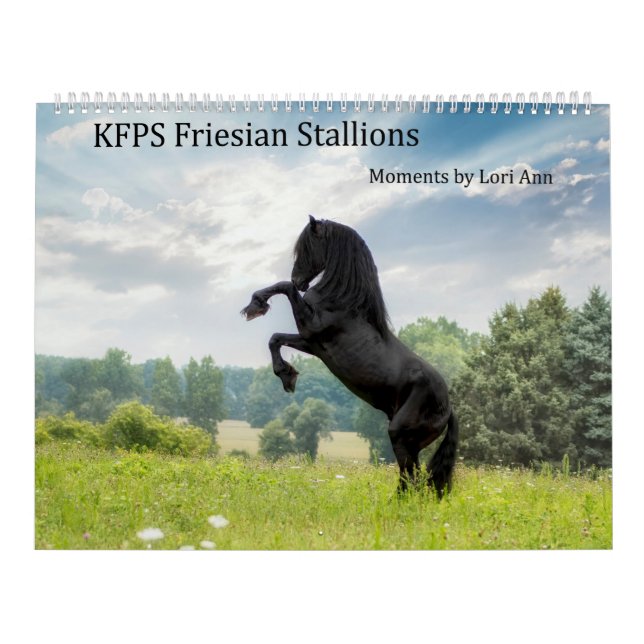 KFPS Friesian Stallion Calendar (Cover)