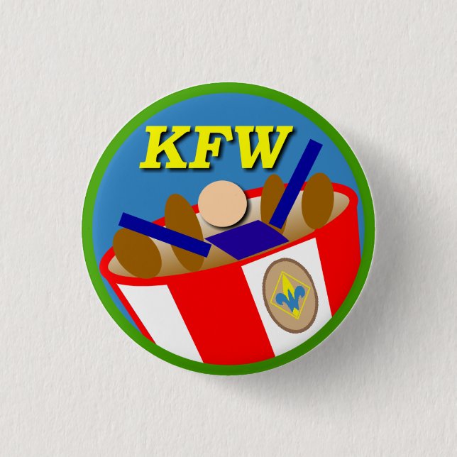 kfw 3 cm round badge (Front)