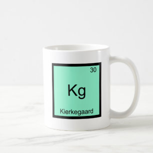 Kg - Kierkegaard Funny Element Chemistry Symbol T Coffee Mug