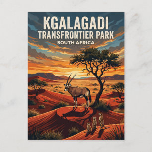 Kgalagadi Transfrontier Park South Africa Postcard