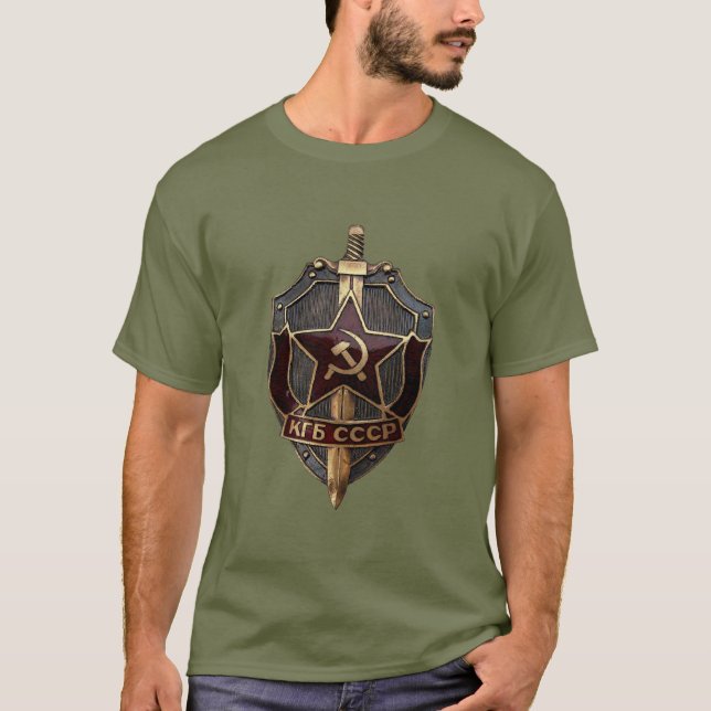 KGB Badge T-Shirt (Front)
