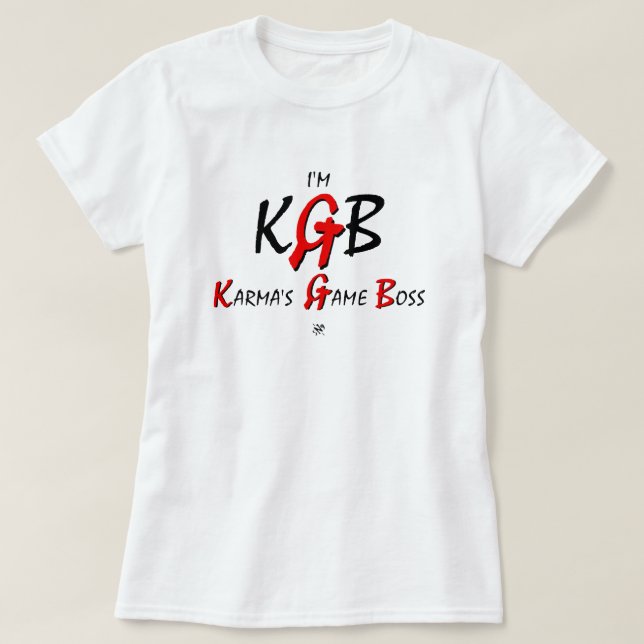 KGB & karma pun v1 T-Shirt (Design Front)