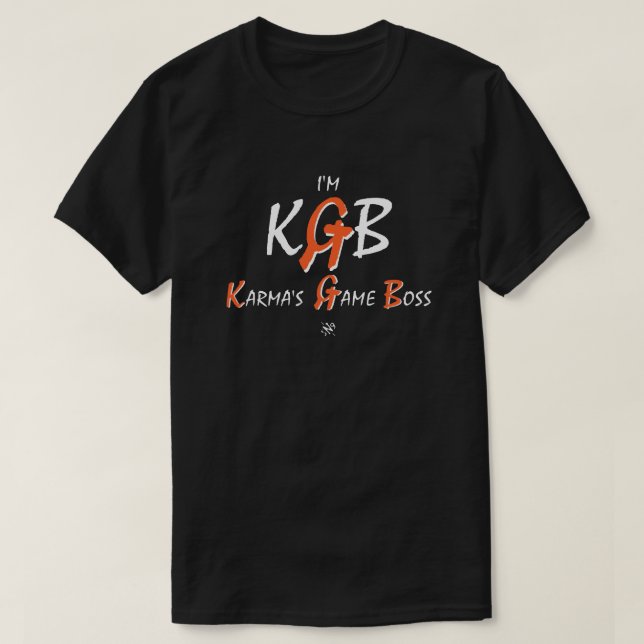 KGB & karma pun v2 T-Shirt (Design Front)