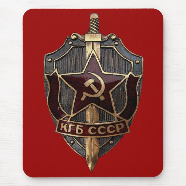 KGB Shield Mouse Pad (Front)