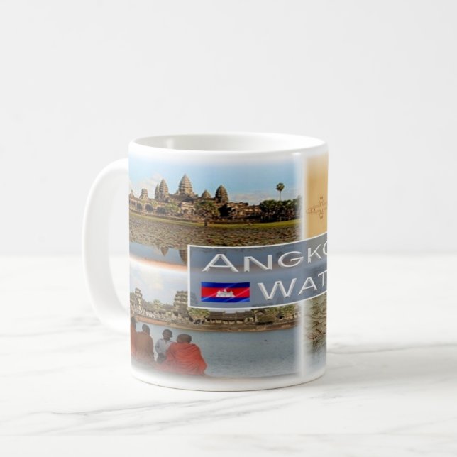 KH Cambodia - Angkor Wat - Coffee Mug (Front Left)