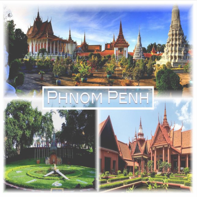 KH Phnom Penh - Silver Pagoda - Royal Palace - (Front)