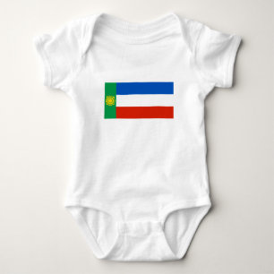 Khakassia Flag Baby Bodysuit
