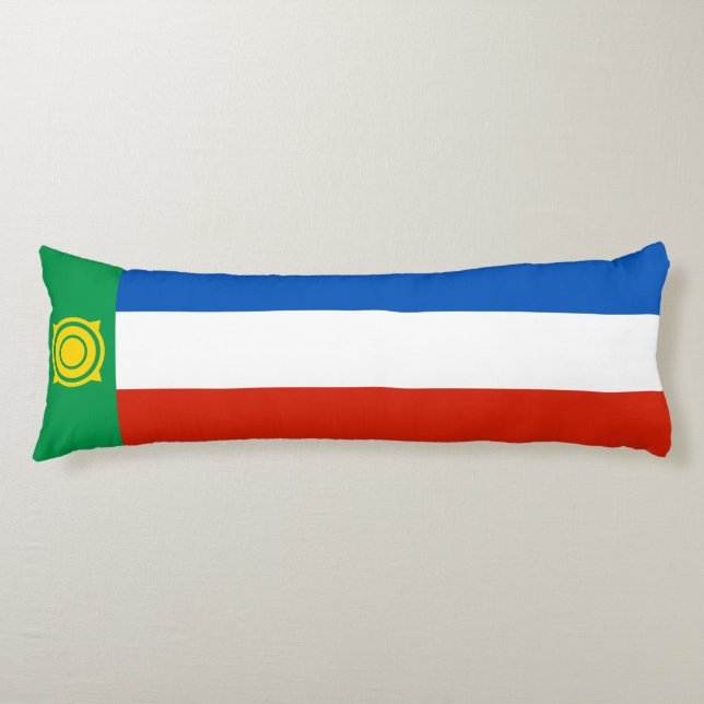 Khakassia Flag Body Cushion (Front)