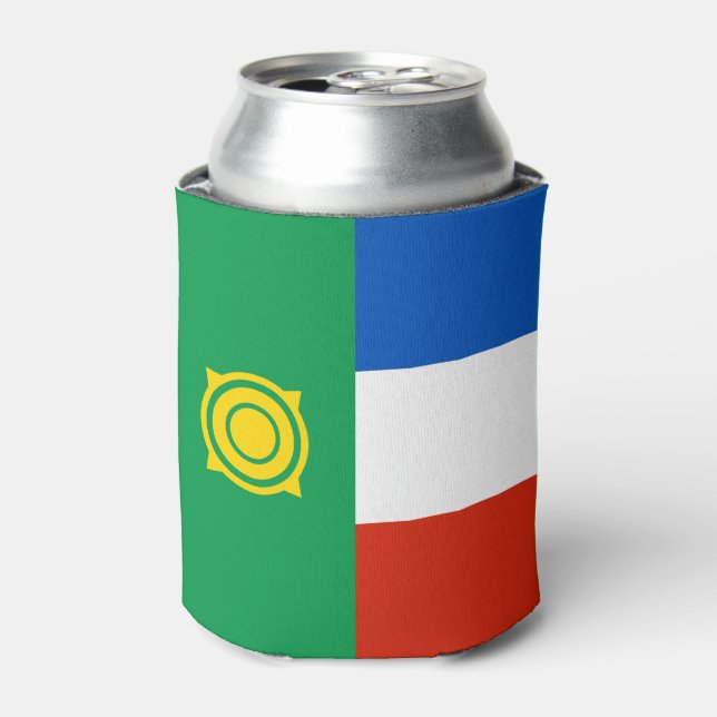 Khakassia Flag Can Cooler (Can Front)