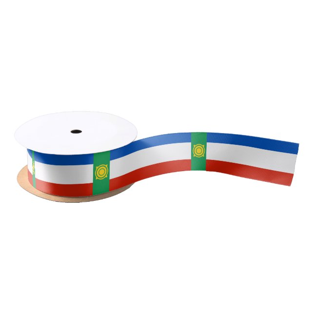 Khakassia Flag Satin Ribbon (Spool)
