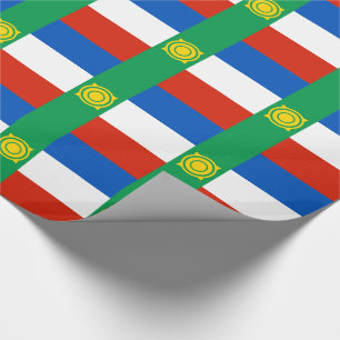 Khakassia Flag Wrapping Paper