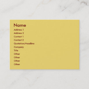 Khaki Business Card
